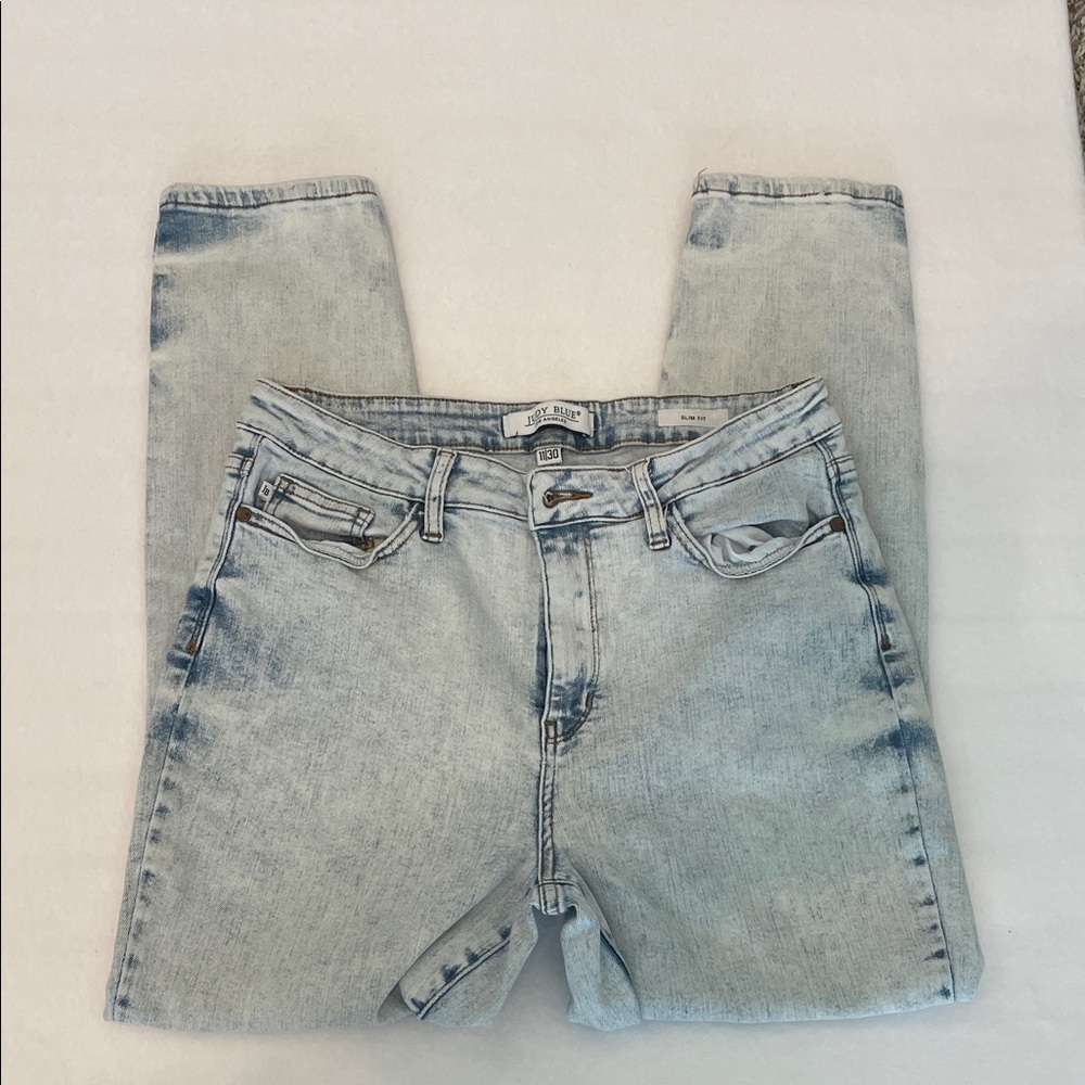 Judy Blue Faded Blue Relaxed Jeans 11/30